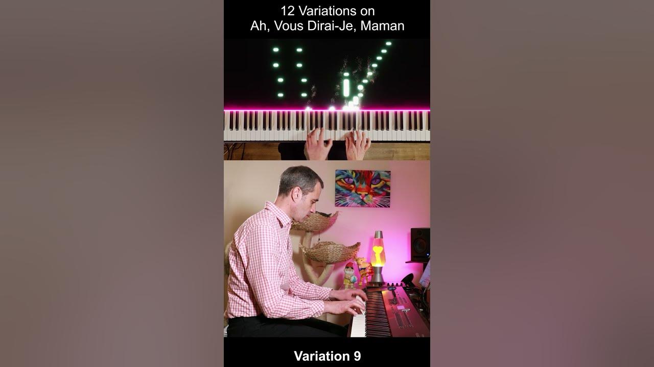 Variation IX - Ah vous dirai-je maman  #mozart #piano #pianochallenge