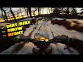 Enduro Ride Night With KTM EXC 250 | Winter Freezing