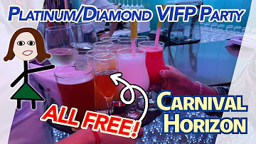 Platinum & Diamond VIFP Party on The Carnival Horizon