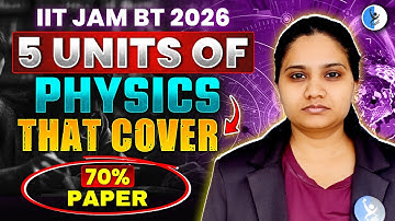 IIT JAM Biotechnology Physics Important Topics 2026: CRACK IT with 5 Units! | IFAS
