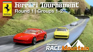 Ferrari Diecast Racing Tournament | Round 1 Group 12 | 1/64 Car Race
