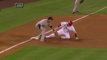 NYY@LAA: Safe call confirmed after challenge in 6th
