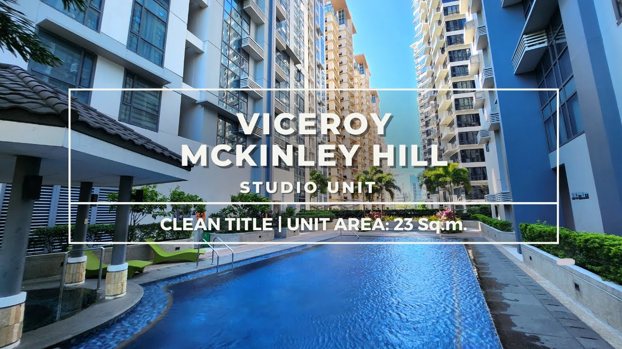 Live the Luxurious Life Condo Tour Studio Unit For Sale in Viceroy Mckinley Hill Taguig! YouTube