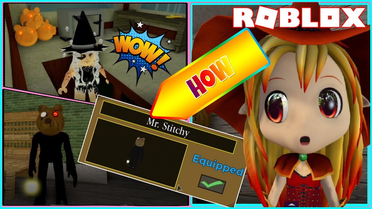 Roblox Piggy Spooky Hunt How To Get Mr Stitchy Skin Gapore - escape the witch code roblox