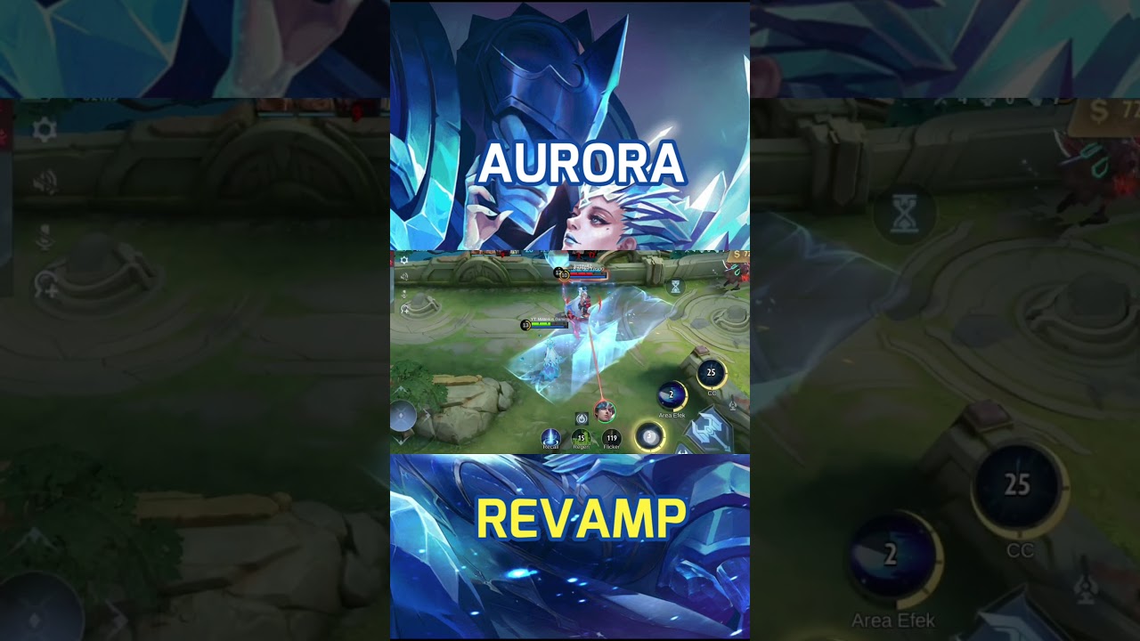 Aurora Revamp skill & skin 1000% broken ~ new meta mage - Mobile Legends Bang-bang
