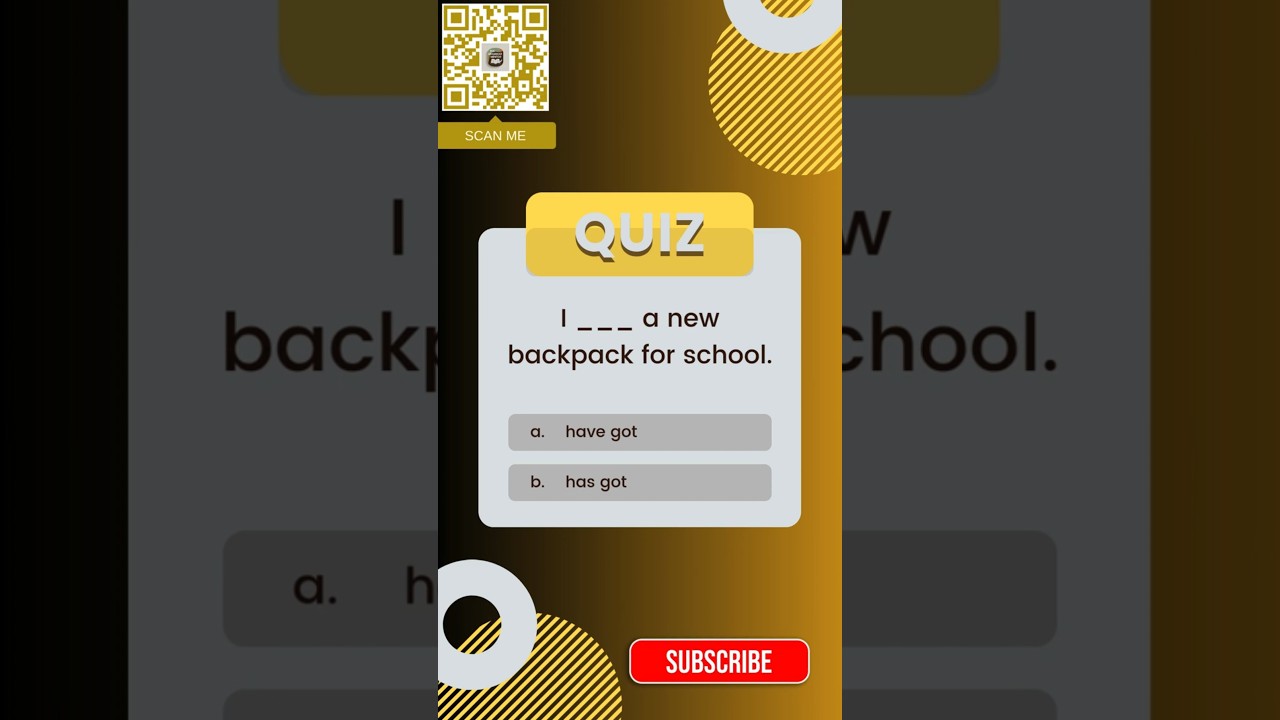 Have Got vs Has Got ❓ | English Grammar Quiz Challenge! 💥 