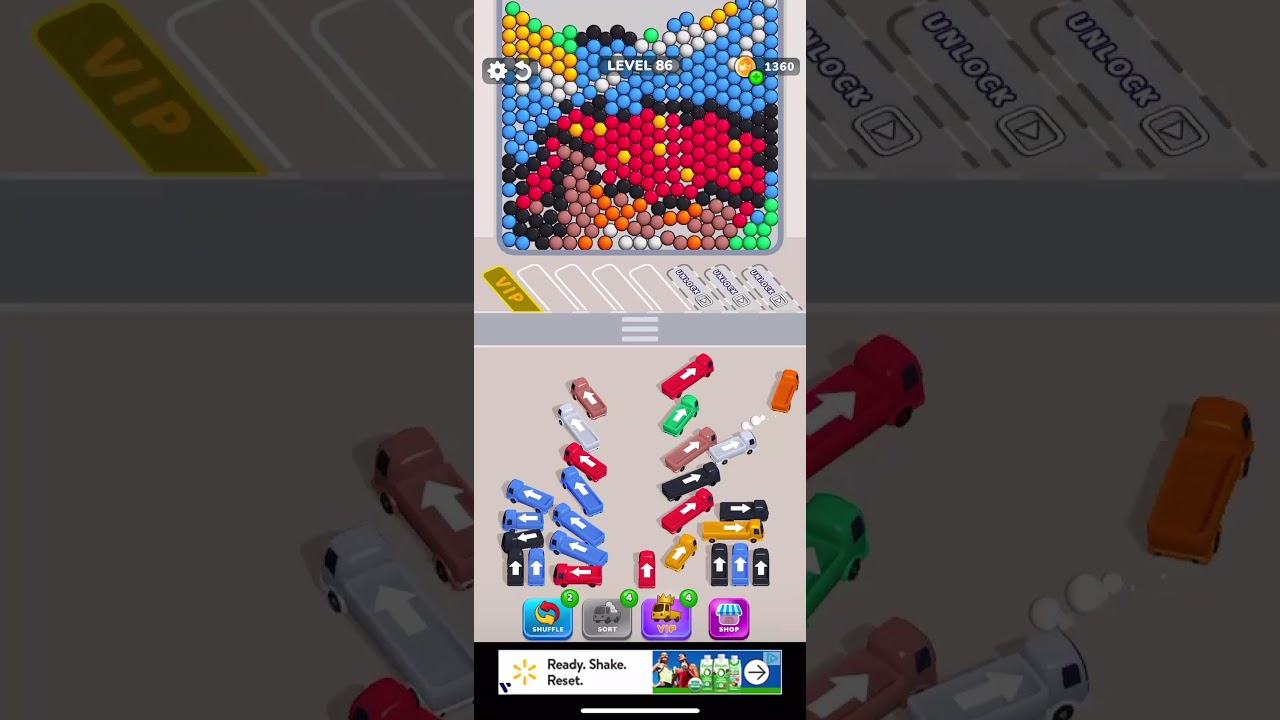 Bubble Bus: Parking Jam Puzzle Level 86