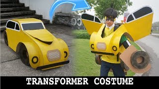 BigS_transforming #9 || DiY Classic Bumblebee TRANSFORMER COSTUME (available template)