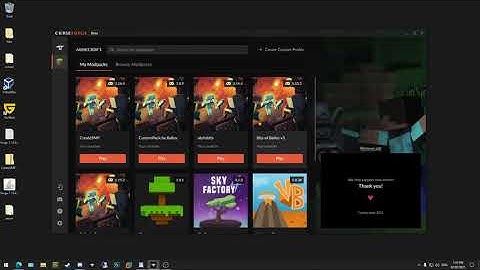 How to import custom Minecraft modpacks in CurseForge launcher