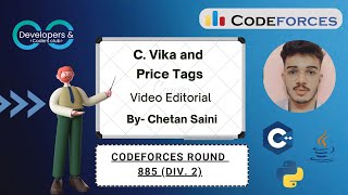 C. Vika and Price Tags | Codeforces Round 885 (Div. 2) | Codeforces | DCC NIT-A