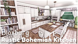 Bloxburg Room Inspiration - Rustic Bohemian Kitchen || Roblox || #Shorts