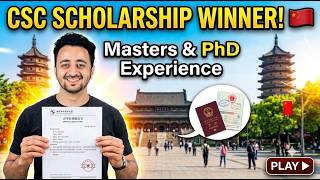 How i won CSC scholarship of China 🇨🇳 for masters and PhD, here i am sharing my experience