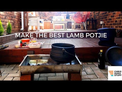 MAKE A LEKKER LAMB POTJIE! | COOKING