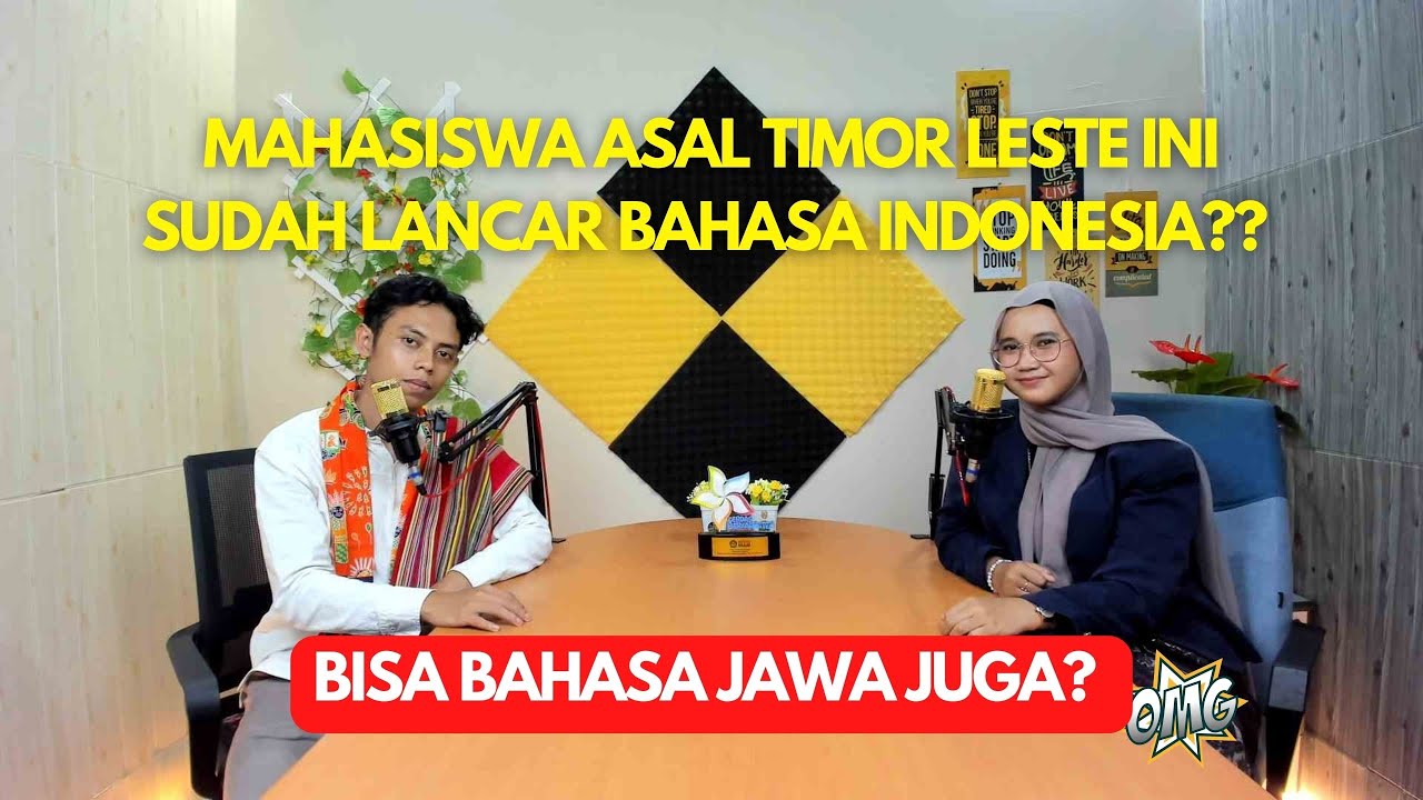 Podcast Ed. 53 Bersama Mahasiswa UMB asal Timor Leste yang sudah Fasih Berbahasa Indonesia