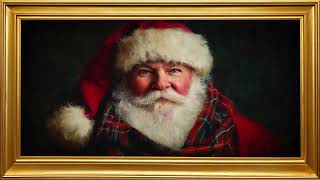 Vintage Ralph Lauren–inspired Santa Portrait Moody Frame TV Art 4k | Luxury Christmas Ambience screenshot 3