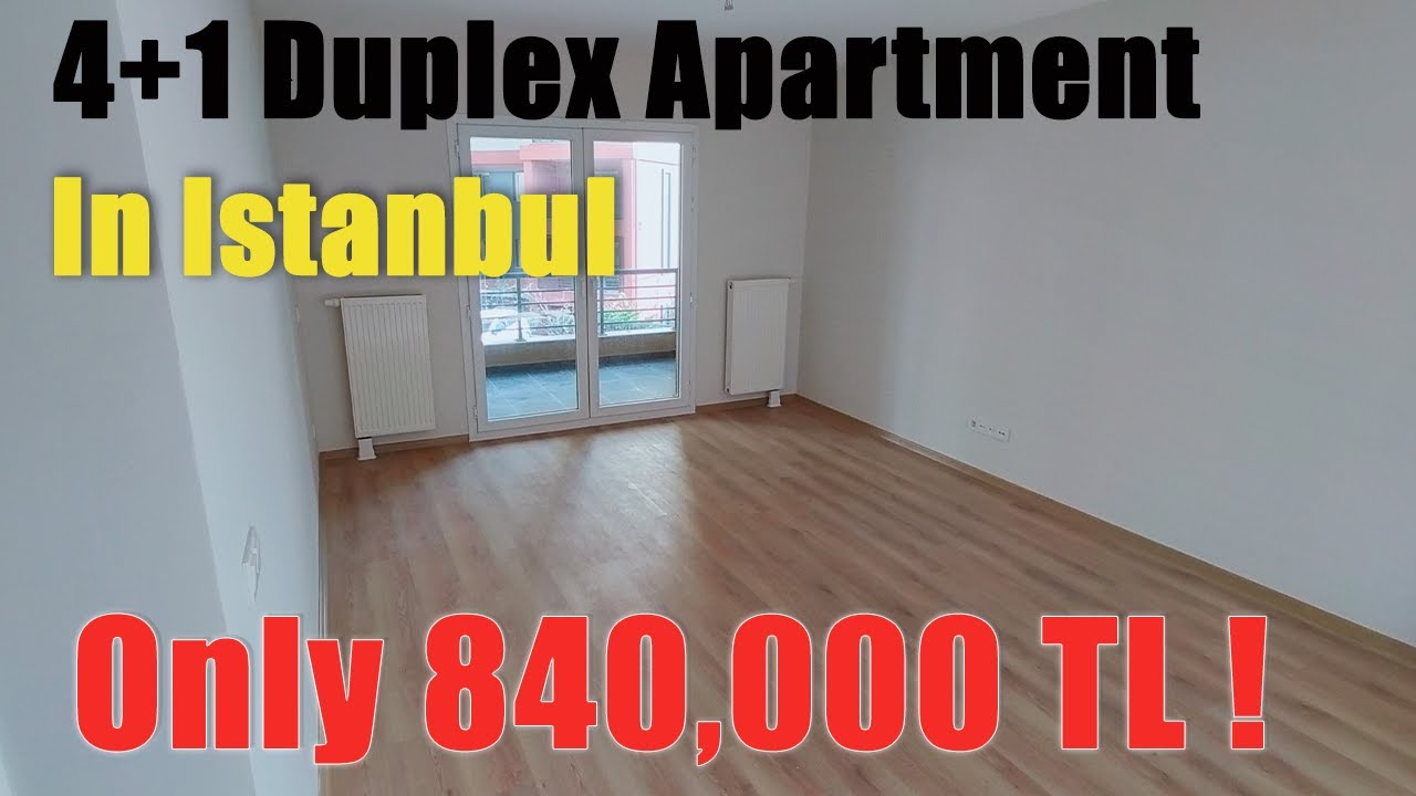4+1 Brand New Duplex Family Apartment in Bahçeşehir