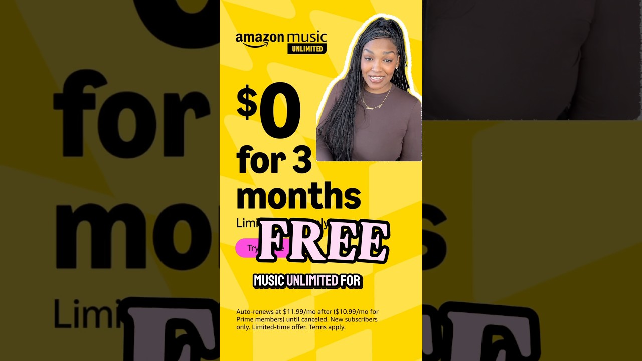 Amazon Music unlimited springtime deal gives 3 month free! Time to get spring playlist ready!