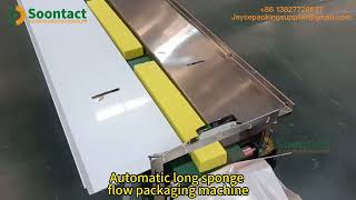 Long sponge flow packaging machine Soontact