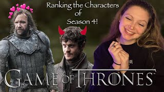 My Ranking Of All The Characters In Season 4 My First Time Watching Game Of Thrones