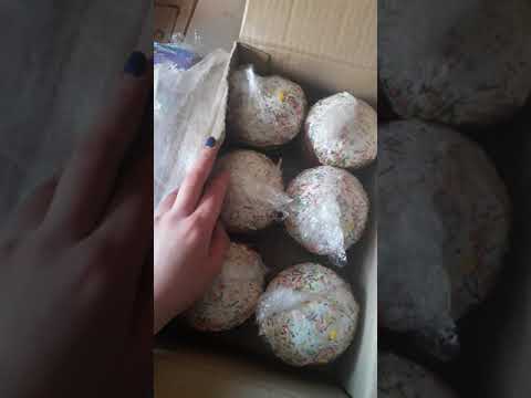 Посылка от родителей. Мамина паска.