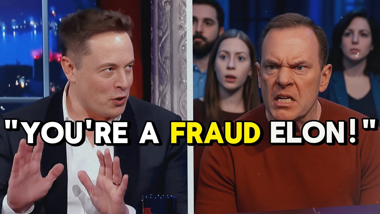 Elon Musk Snaps At Audience Member On Stephen Colbert's Show Total Meltdown!