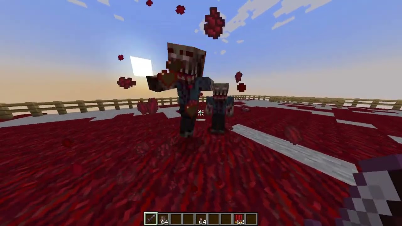 Damage indicators update - Prion infection mod - Minecraft