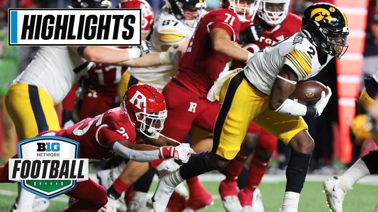 Iowa at Rutgers Extended Highlights Big Ten Football Sept. 24