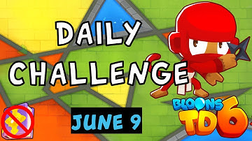 Bloons TD 6 Daily Challenge | Sharpen This Darts My Friend | No Hero No MK No Powers | June 9 2023
