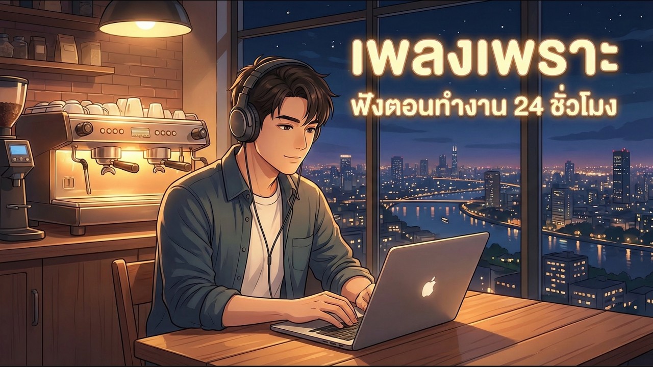🎧 เพลย์ลิสต์เพลงเพราะ ฟังสบายๆ  เปิดในคาเฟ่ ฟังระหว่างทำงานหรืออ่านหนังสือ 💻 ฟังยาวๆ 24 ชม. 🎶