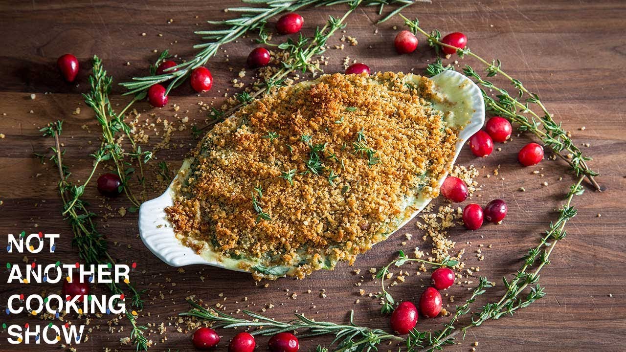 CREAMED SPINACH GRATIN