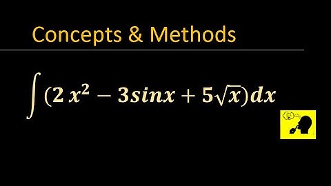 Integrate 2x^2-3sinx+5sqrt(x) dx  || Find the integral `int(2x^2-3sinx+5sqrt(x))dx`...