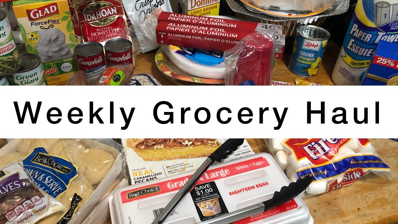 Grocery Haul// Dollar Tree// Thanksgiving Dinner