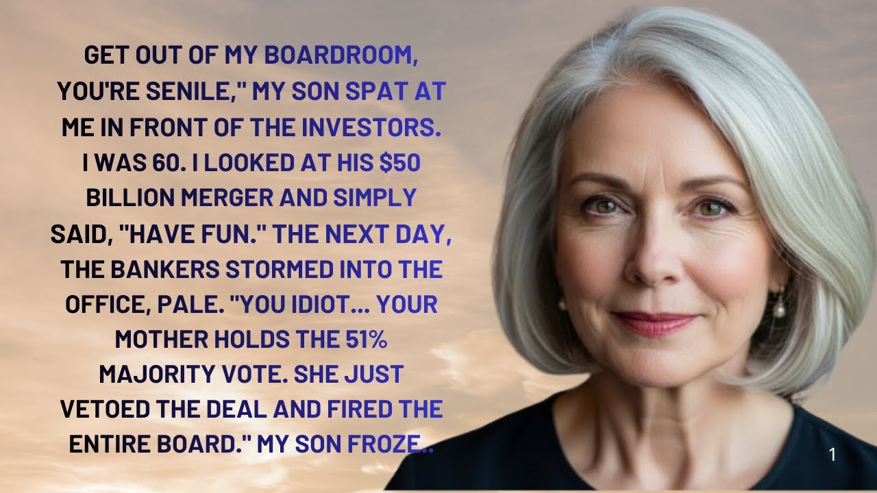 My Son Humiliated Me In The Boardroom  Next Morning, I Used My Veto Power To Fire Him