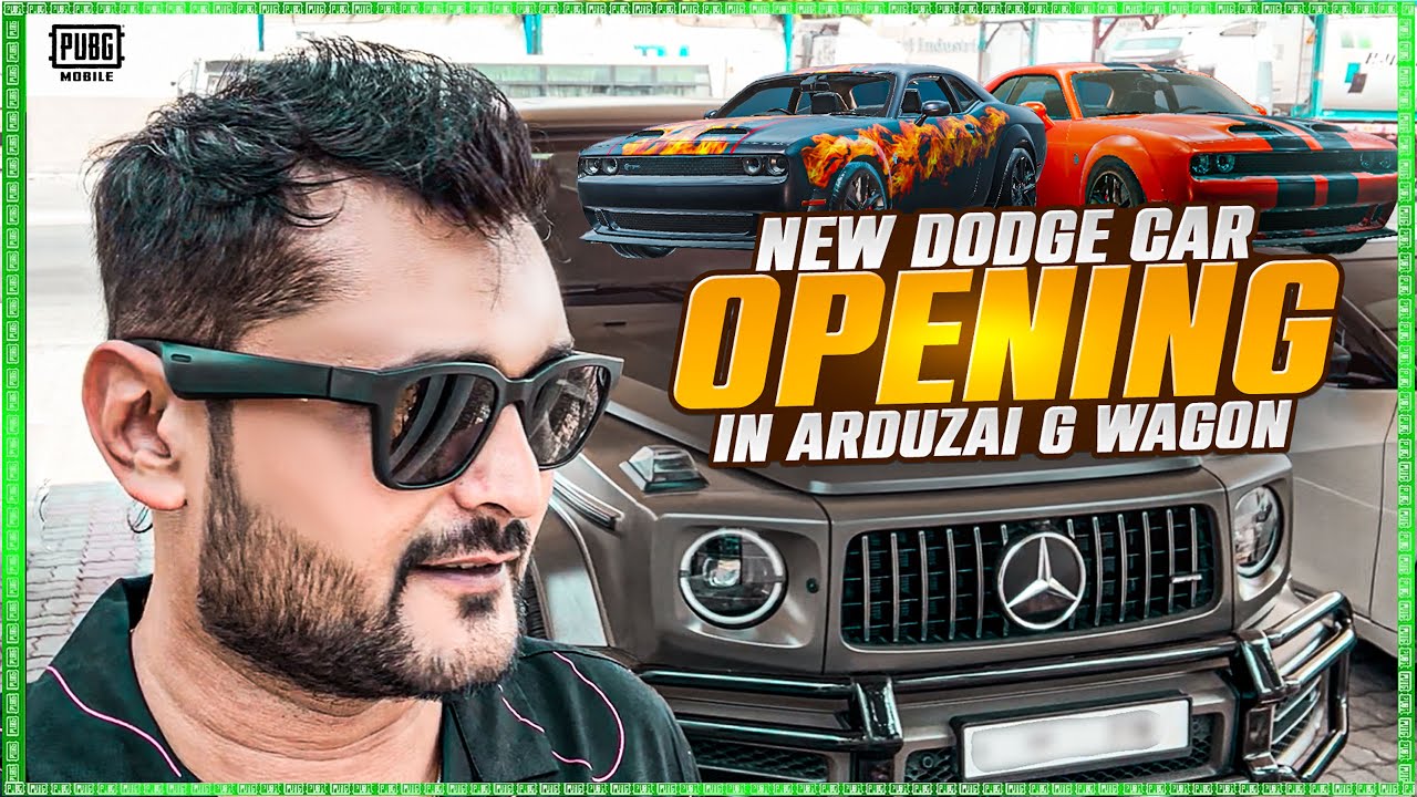 NEW DODGE SRT CAR OPENING IN ArduzAi G WAGON CAR PUBG MOBILE VIDEO