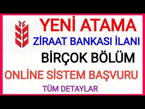 BİRÇOK BÖLÜMDE YENİ MEMUR İLANI✅ZİRAAT BANKASI VE ZİRAAT KATILIM MEMUR İLANI SÖZLÜ VE YAZILI SINAVI