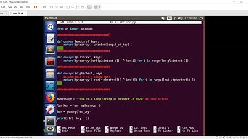 ITS 350 - XOR block encryption with CBC mode of operation in Python