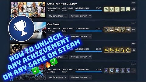 HOW TO UNLOCK ALL ACHIEVEMENTS IN ANY GAME⁉️⁉️100%NO BAN RATE 