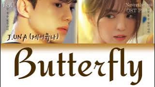 [Lyrics]J.UNA (제이유나) – Butterfly [OST Nevertheless 알고있지만] OST Part 4|HAN/ROM/INA