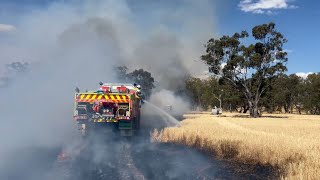 First Day Of Harvest 2025 Big Fire Farming In Australia