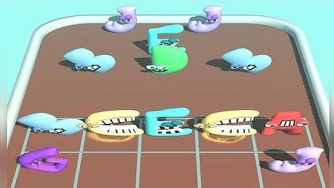 Merge Alphabet Lore Run level 6 - Gameplay Walkthrough Android, iOS