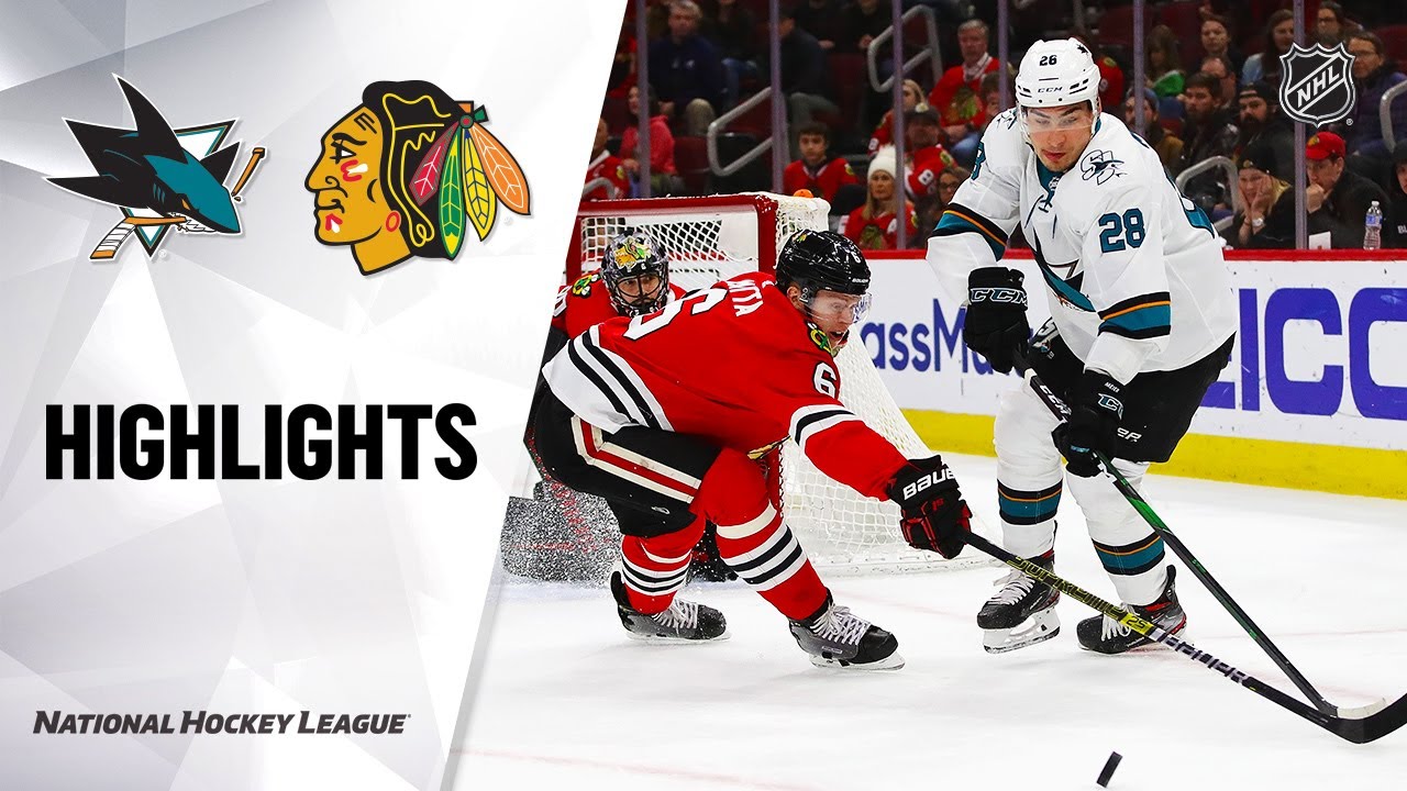 NHL Highlights | Sharks @ Blackhawks 3/11/20