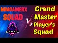 MMgamerX Squad vs Grandmaster Players Squad 4v4 Custom🔥🇵🇰