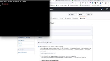 Prevent git push directly to master branch by any contributor