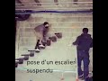 explication de la fixation au mur parpaing  avec des chevilles chimiques  d &#39;un escalier suspendu