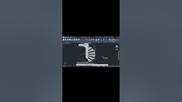 autocad 3D spiral staircase