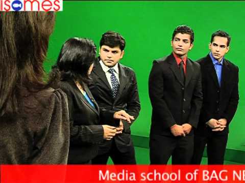 ISOMES student in NEWS 24 virtual studio with Apar...