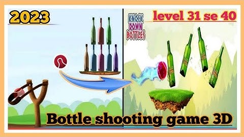 Bottle 🍾 shooting Game 🎮 Gameplay Trailer ( iOS & Android ) Level 31 se 40 walkthrough