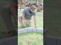 Landscape edging blocks that DON&rsquo;T require hauling heavy stone??? 👀🌿✨ #gardening #landscaper #diy