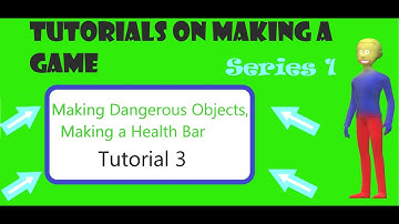 Making a game using Flowlab.io (Tutorial 3) Creating dangerous objects, making a health bar.