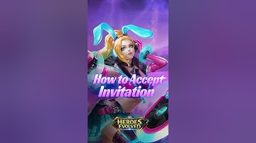 How To Accept Invitation #heroesevolved #moba #guide #shortsviral